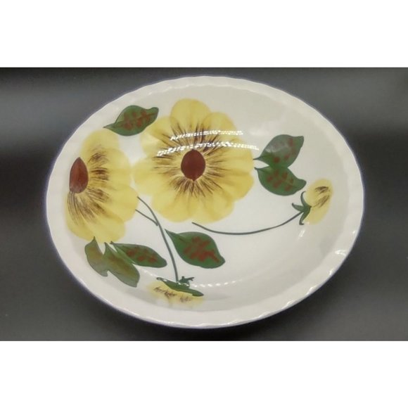 Blue Ridge Pottery Serving Bowl Freedom Pattern Hand Painted USA - Picture 6 of 6